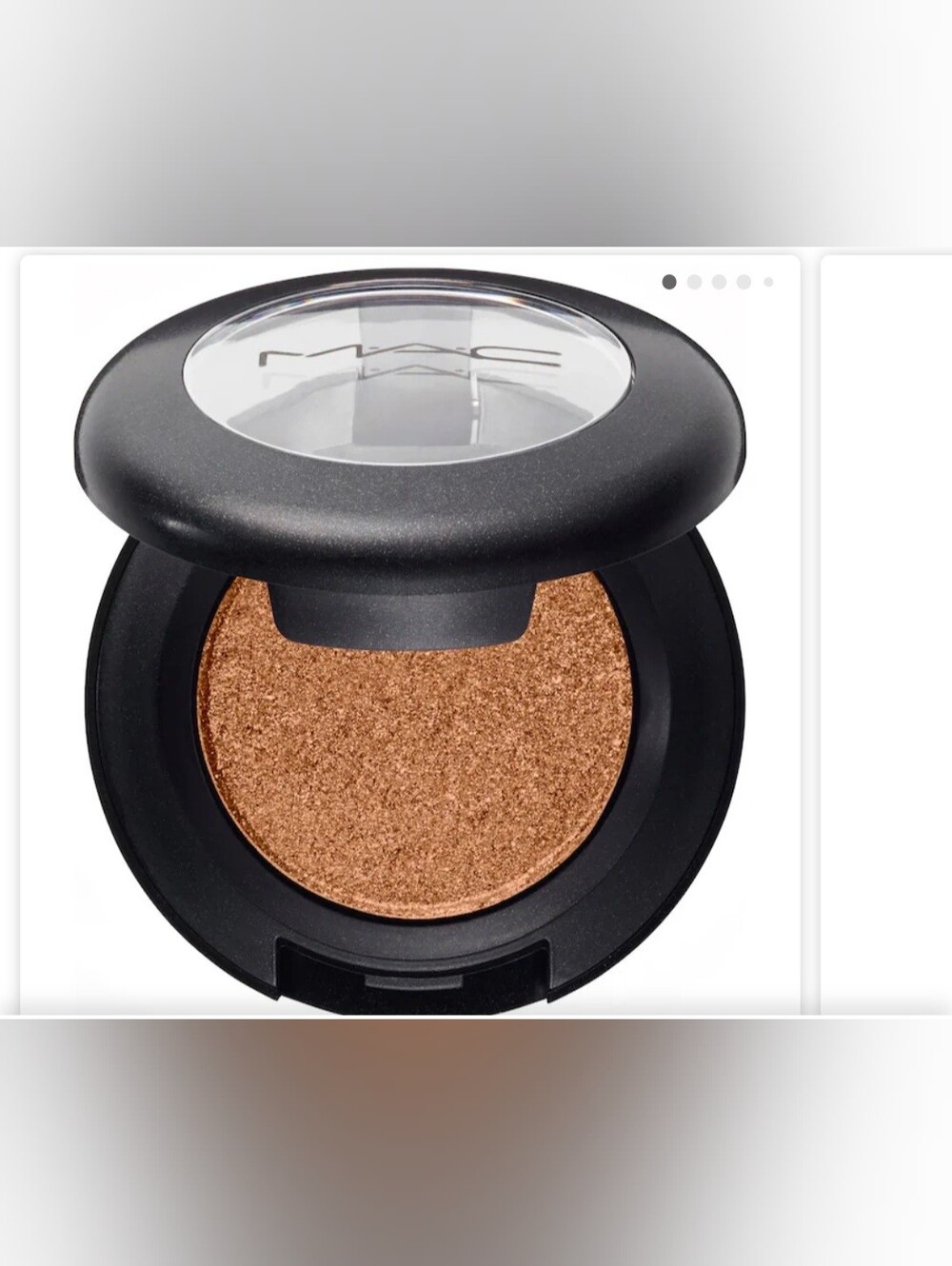 MAC Cosmetics Shimmer Eyeshadow — Metallic Copper Bronze